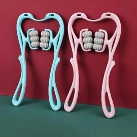 NM Store® Çok Fonksiyonlu Manuel Altı Tekerlekli Boyun Masaj Aleti