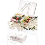 NM Store® Takeaway Ergonomik Asorti Çatal Bıçaklı Pratik Yoğurt Saklama Kabı