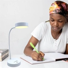 NM Store® Yuvarlak USBli Dokunmatik 3 Kademeli 360 Derece  Özel Göz Korumalı Led Lityum Masa Lambası