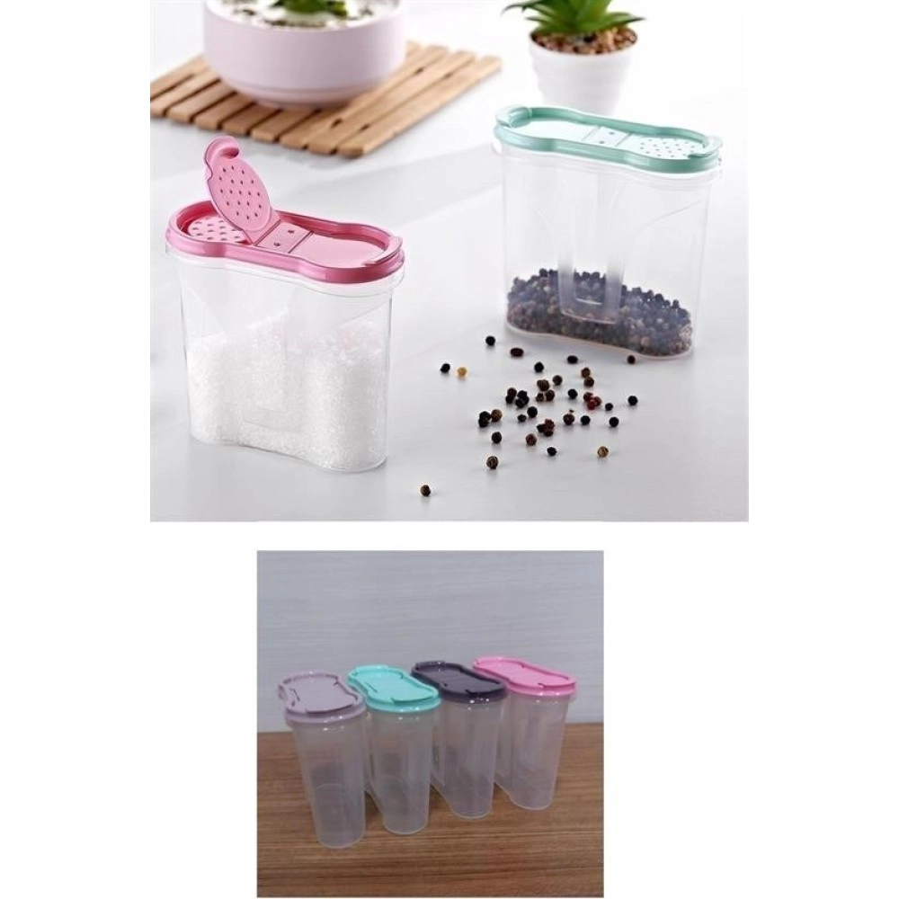 NM Store® Plastik Kapaklı Majör Baharatlık Baharat Saklama Kutusu Kabı