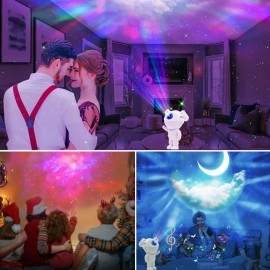 NM Store® Stickerlı ,Kumandalı ASTRONOT Model Gece Lambası