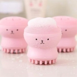 NM Store® Peeling Etkili Mini El Yüz Cilt Temizleme Fırçası Silikon Temizlenmesi Kolay  Siyah Nokta Gi