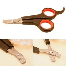 NM Store Küçük Çelik Uçlu Kedi Köpek Evcil Hayvan Tırnak Makası Pati Bakım Aleti Ergonomik Kaymaz Sap