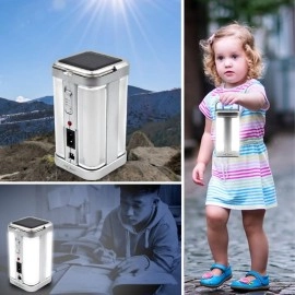 NM Store®  Güneş Enerjili Şarjlı Işık 1200mAh Yeniden Şarj Edilebilir Batarya YG-7977S