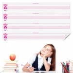 NM Store® Kılavuz Çizgili Akıllı Kağıt Yazı Tahtası Duvarda İz Bırakmaz Statik Yeni Müfredata Uygun 100x56cm