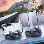 NM Store® Numaratörlü Güçlü Yapışkanlı 360 Derece Dönebilen Su Geçirmez Araç İçi Telefon Tutucu Plastik Aparat