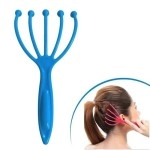 NM Store® Çok Fonksiyonlu 5 Uçlu Bilyeli Baş Boyun Bacak Kol Masaj Alet Rahatlatıcı Kafa Masaj Aparatı