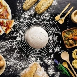 NM Store® Silikon Çok Amaçlı Geniş Hamur Matı Hamur Açma Matı 40*50 cm