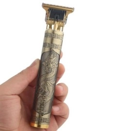 NM Store® Vintage Görünümlü Güçlü 4 Farklı Başlıklı USB ŞarjlI Manuel Tıraş Makinası