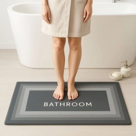 NM Store® Sihirli Süper Su Emici Kaymaz Tabanlı Uzun Paspas 40*120 cm