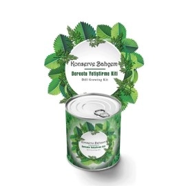 NM Store® Konserve Bahçem Evde Konservede Dereotu Yetiştirme Kiti Aparatı