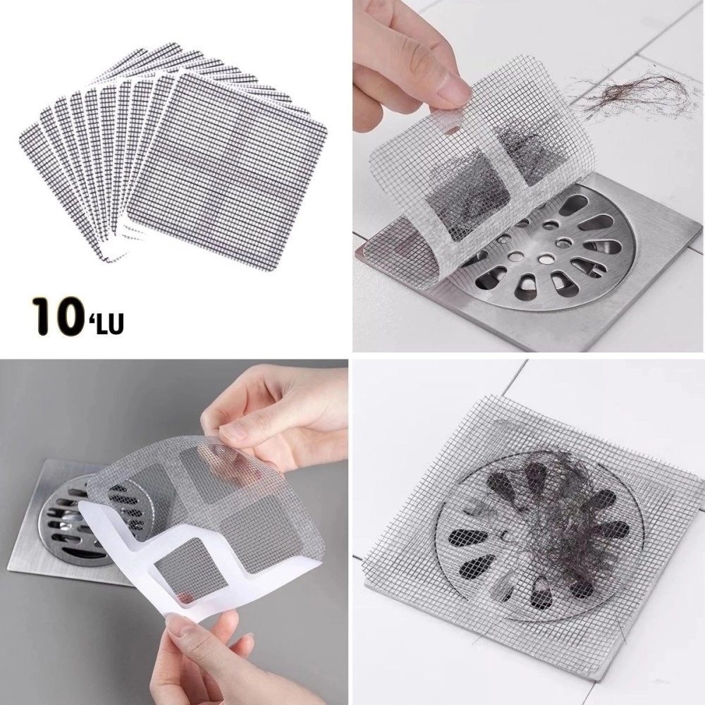 NM Store® 10'lu Banyo ve Mutfak Lavabo Koku Önleyici ve Haşere Böcek Önleyici Gider Filtresi