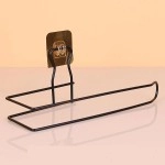 NM Store® Kendiliğinden Yapışkanlı Krom Paslanmaz Metal Havlu Kağıtlık Aparatı