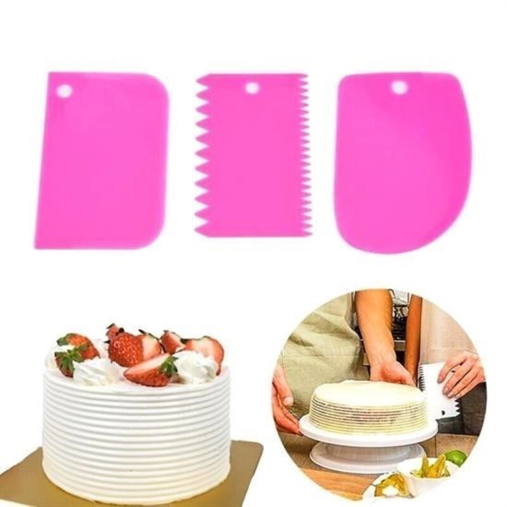 NM Store® Pasta Hamur Şekillendirici Spatula Kesici Kazıyıcı Dekoratör Set