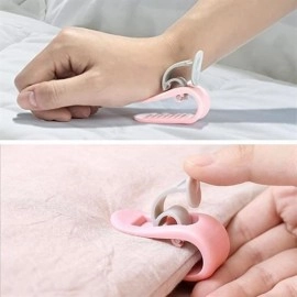 NM Store® 4 Adet İğnesiz Yorgan Çarşaf Ve Perde Tutucu Sabitleyici Kaydırmaz Örtü Düzenleyici Klips