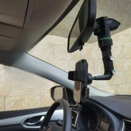 NM Store® Dikiz Aynasına Takılabilen Eklemli Telefon Tutucu Aparat