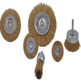 NM Store® 6'lı Pimli Tel Fırça Seti Pas Yağ Kir Boya Yapışkan Çözücü