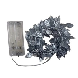 3 Metre Yaldızlı Gümüş LED Işık – Dekoratif Ortam ve Yılbaşı Aydınlatması