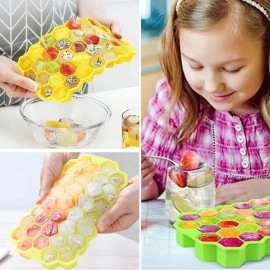 NM Store® 37 Bölmeli Slikon Petek Şeklinde Buz Kalıbı