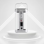 NM Store®  Güneş Enerjili Şarjlı Işık 1200mAh Yeniden Şarj Edilebilir Batarya YG-7977S