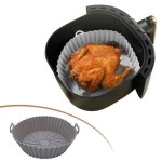 NM Store® Renkli Isıya Dayanıklı Yıkanılabilir Silikon Fırın Ve Airfryer Yuvarlak Pişirme Matı 20 Cm