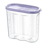 NM Store® 2 Kapaklı Ölçekli Erzak Kuru Gıda Saklama Kutusu Kabı - 1,7 Litre - SA935