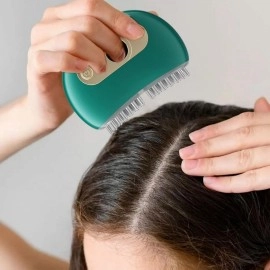 NM Store® 1 Adet Akıllı Elektrik Akımlı EMS Titreşimli Masaj Tarağı Kademeli Yüz Masaj Aleti Aparatı