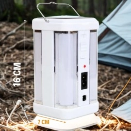 NM Store®  Güneş Enerjili Şarjlı Işık 1200mAh Yeniden Şarj Edilebilir Batarya YG-7977S