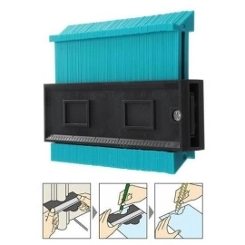 NM Store® Çok Fonksiyonlu Plastik Kontur Ölçüm Cihazı Ahşap Fayans Şekillendirme Kalıbı