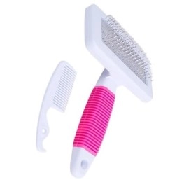 NM Store® Kedi Köpek Telli Küçük Boy Tüy Bakım Seti Evcil Hayvan Tarama Fırçası