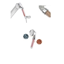 NM Store® Renk Değiştiren Led Işıklı Su Tasarruflu Basınçlı Duş Başlığı