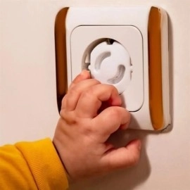 NM Store® Bebek Çocuk Priz Koruma Kapağı (6 Adet) Çocuk Güvenliği, Priz Muhafazası, Priz Kapatıcı