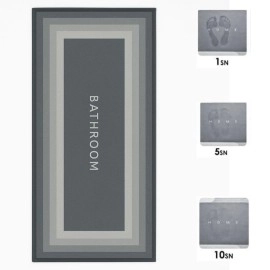 NM Store® Sihirli Süper Su Emici Kaymaz Tabanlı Uzun Paspas 40*120 cm