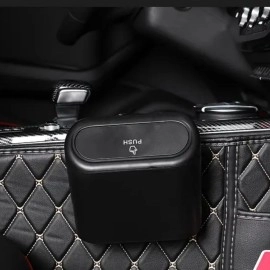 NM Store® Araç İçi Takılarak Sabitlenebilen Mini Kapaklı Çöp Kovası
