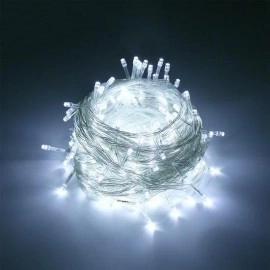 NM Store® 100 Ledli 8 Fonksiyonlu 10 Metre Led Aydınlatma Dekor Lambası (beyaz)