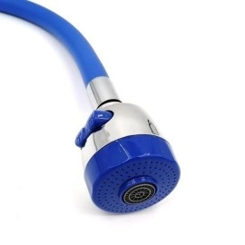 NM Store® Oynar Başlıklı Tasarruflu Kubar Musluk Borusu ve Başlığı Mavi