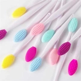 NM Store® 2 Adet Dudak Fırçası Peeling Etkili Gözenek  Siyah Nokta Temizleyici Akne Giderici Çift Yönl