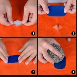 NM Store® 5 cm x 5 mt. Yapışkanlı  Çadır Tente Hortum Tamir Bandı