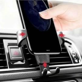 NM Store®  Araç İçi Klima Izgarasına Takılabilen Plastik Oto Telefon Tutucu Gravity