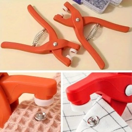 NM Store® Plastik Çıt Çıt Pensi–Kıyafet, Bebek Önlüğü, Gömlek ve Tekstil Ürünleri İçin Çıtçıt Takma Aleti