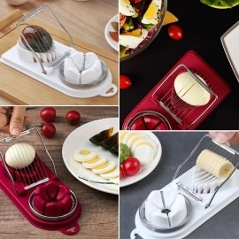 NM Store® Çok Fonksiyonlu Eşit Yumurta ,Meyve Dilimleyici Kesici Aparat
