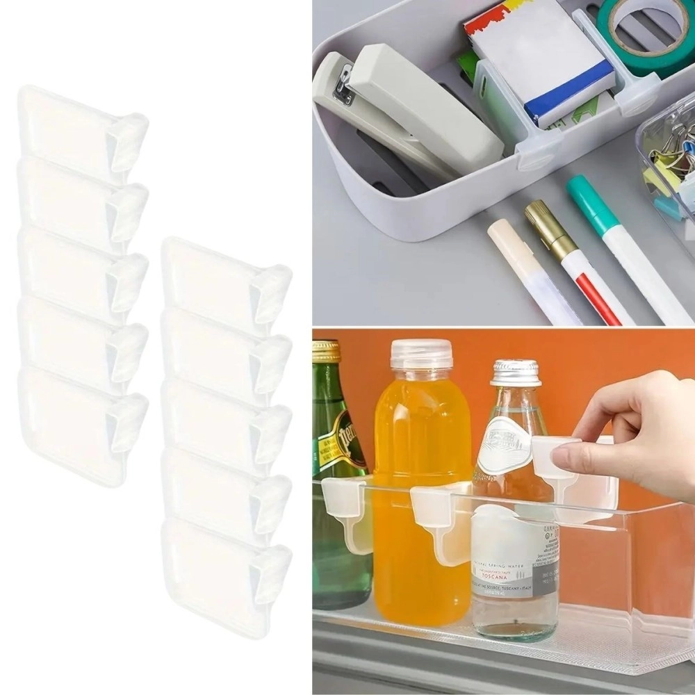 NM Store® 10'luŞeffaf Buzdolabı Yan Kapı Düzenleyici Buzdolabı Dolap İçi Bölümleyici Aparatlar