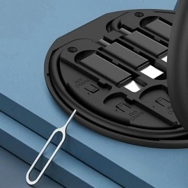 NM Store® 60w Destekli Kablo Kutusu Seyahat Kablo Seti 5'i 1 arada USB Type-C Şarj Kablosu Seti