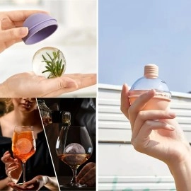 NM Store® Hunili Altı Silikon Kolay Çıkabilen Büyük Boy Küre Buzluk