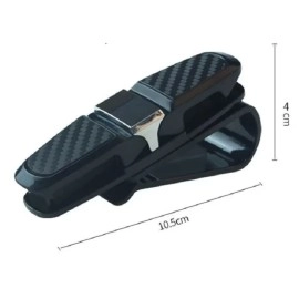 NM Store® Araç İçi Güneşliğe Takılan 2'li Gözlük,Kart,Para Takmalık Aparat