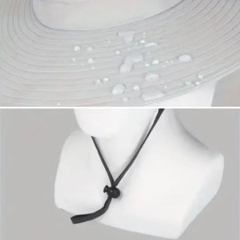 NM Store® Güneş Koruyuculu Nefes Alabilen Maskeli ve Boyun Kapaklı Geniş Kenarlı Balıkçı Şapkası