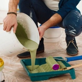 NM Store®  Boya Badana Eşya Koruma Hışır Örtüsü 280cm x 15 mt  Yapışkanlı Hışır Örtü