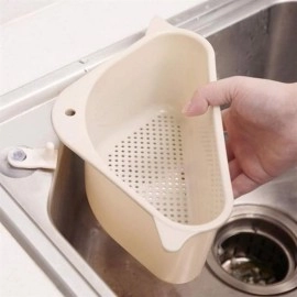 NM Store® Vantuzlu Üçgen Sebze Meyve  Lavabo Raf Evye Süzgeç Sünger Tutucu Düzenleyici Mutfak Organize