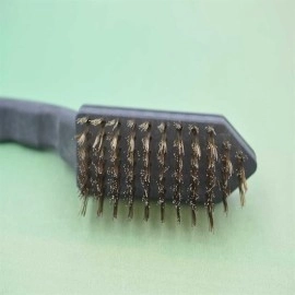 NM Store® Metal Tel Fırça Plastik Saplı Pas Kir Sökme Temizleme Fırçası