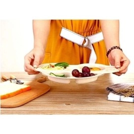 NM Store® Bebekler İçin Araba Şeklinde Sevimli Mama Tabağı Çocuk Tabldot